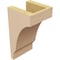Ekena Millwork 5"W x 5"D x 10"H Wide Moab Rough Cedar Woodgrain TimberThane Corbel, Primed Tan CORUR05X05X10MOARCPR - alternate 4